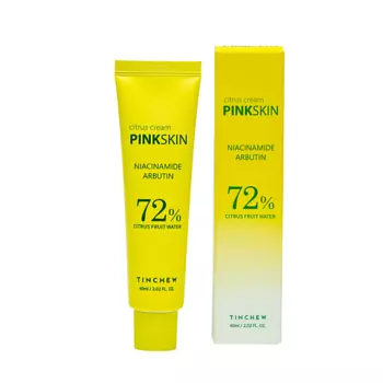 TINCHEW Крем для лица с ниацинамидом и арбутином Citrus Fruit Water 72%