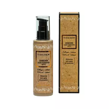 TINCHEW Тональная основа с коллагеном и ретинолом ChokChok SPF 15