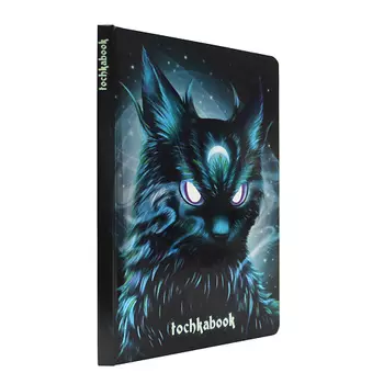 ТОЧКАБУК Блокнот в точку Мистический кот, формат А5, 128 страниц