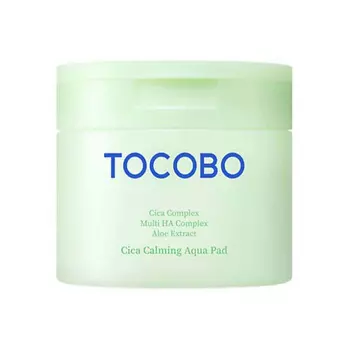 TOCOBO Успокаивающие тонер-пэды с центеллой Cica Calming Aqua Pad (60 шт.)