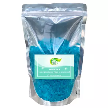 ТОНУС+ Соль для ванн "Морская с экстрактами"