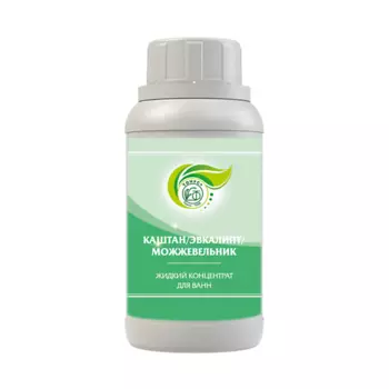 ТОНУС+ Жидкий концентрат для ванн «Каштан+Эвкалипт+Можжевельник»