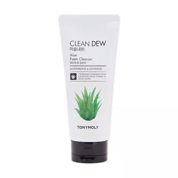 TONYMOLY Пенка для умывания Clean Dew Aloe Foam Cleanser