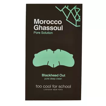 TOO COOL FOR SCHOOL Очищающие полоски для носа против черных точек Morocco Ghassoul