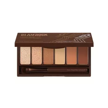 TOO COOL FOR SCHOOL Палетка теней для век Glamrock Luster Sunset Eyes Palette