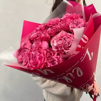 TOOTFLOWERS 15 пионовидных роз Country Blues