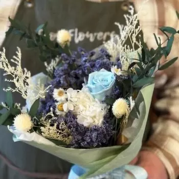 TOOTFLOWERS Букет из сухоцветов «голубой»