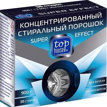TOP HOUSE Концентрированный стиральный порошок Super effect 900.0
