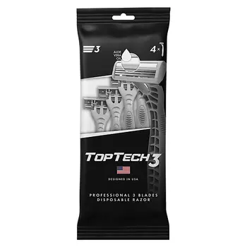 TOPTECH Одноразовый станок, c 3 лезвиями 4.0