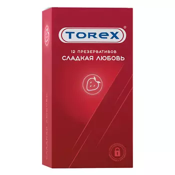 TOREX Презервативы клубничные