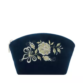 ТОРЖОКСКИЕ ЗОЛОТОШВЕИ Косметичка бархатная Мод 294 Рис 2010-1