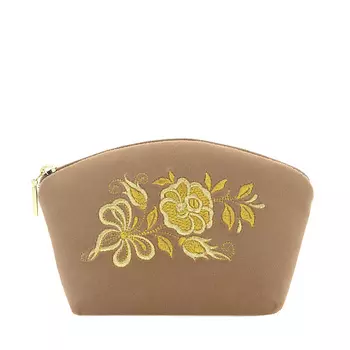 ТОРЖОКСКИЕ ЗОЛОТОШВЕИ Косметичка бархатная Мод 294 Рис 2010-1