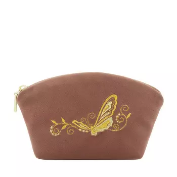 ТОРЖОКСКИЕ ЗОЛОТОШВЕИ Косметичка бархатная Мод 294 Рис 2019