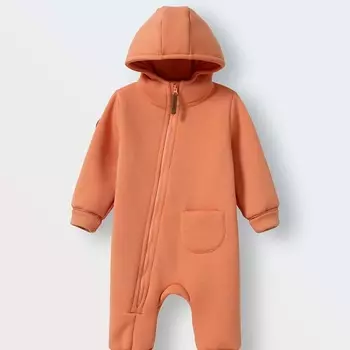 TOUCAN FOR KIDS Комбинезон из футера утепленный (лососевый) открытые ножки