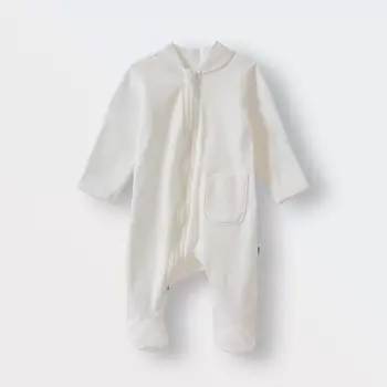 TOUCAN FOR KIDS Слип на молнии, комбинезон для новорожденных, на выписку "Экрю"