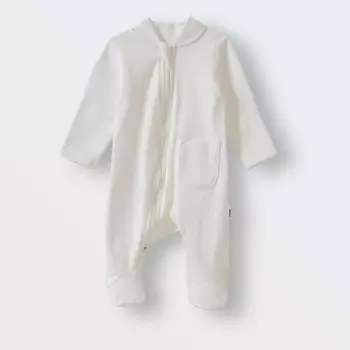 TOUCAN FOR KIDS Слип на молнии, комбинезон для новорожденных, на выписку "Экрю"