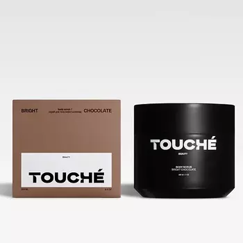 TOUCH BEAUTY Антицеллюлитный скраб с маслами ЯРКИЙ ШОКОЛАД 300.0