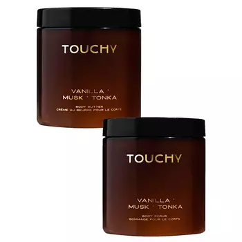 TOUCHY Набор по уходу за телом (Баттер+ Скраб ваниль/мускус/тонка) 600.0