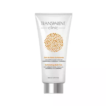 TRANSPARENT CLINIC Отшелушивающий гель для ванны, Exfoliating Bath Gel 200.0