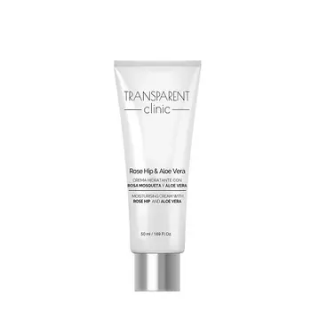 TRANSPARENT CLINIC Увлажняющий крем с шиповником и алое вера, Rose Hip & Aloe Vera Cream 50.0