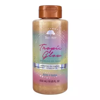 TREE HUT Гель для душа с шиммером с ароматом миндаля и сандала Tropic Glow Sparkling Gel Wash