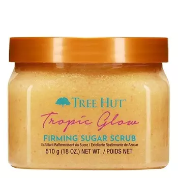 TREE HUT Сахарный скраб для тела с шиммером с ароматом миндаля и сандала Tropic Glow Firming Sugar Scrub