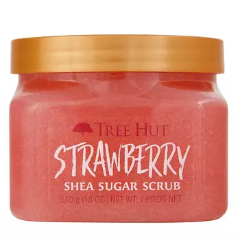 TREE HUT Сахарный скраб для тела с ароматом клубники Strawberry Shea Sugar Scrub