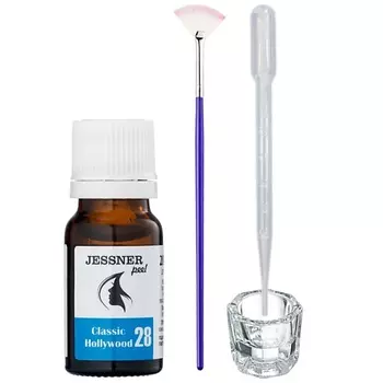 TREND COSMETICS Набор "3в1": пилинг Джесснера 28% классический с кистью и стаканчиком