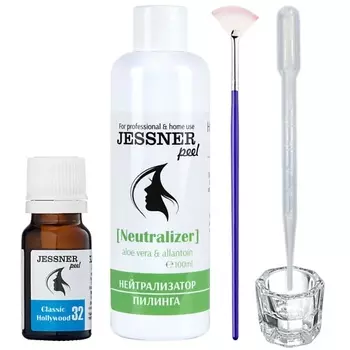 TREND COSMETICS Набор "4в1": усиленный пилинг Джесснера 32%, нейтрализ, кисть, стакан