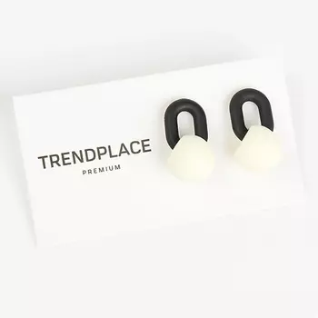 TRENDPLACE Серьги гвоздики сережки