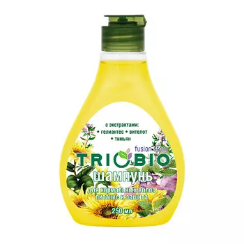 TRIOBIO Шампунь для нормальных волос, с экстрактами гелиантеса, вителота, тимьяна 250.0