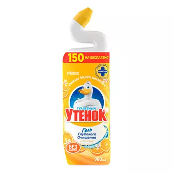 ТУАЛЕТНЫЙ УТЕНОК Чистящее средство для унитаза Цитрусовый 900.0