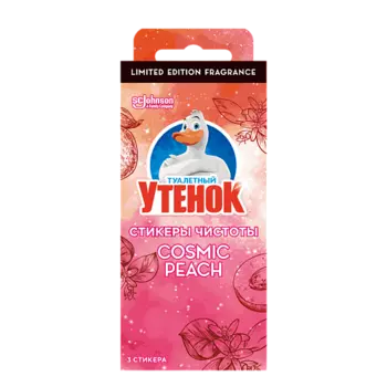 ТУАЛЕТНЫЙ УТЕНОК Стикер чистоты COAMIC PEACH
