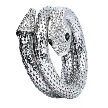 TUATA Браслет женский незамкнутый "Змея"