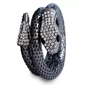 TUATA Браслет женский незамкнутый "Змея"