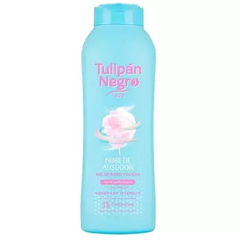 Tulipan Negro Увлажняющий крем-гель для душа и пена для ванны 2в1 Сахарная вата