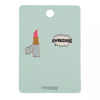 TWINKLE Брошь Awesome+Lipstick