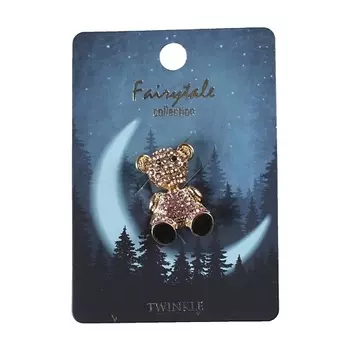 TWINKLE Брошь Teddy Pink