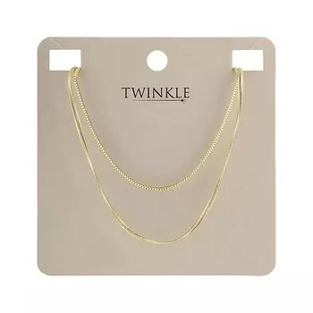 TWINKLE Цепочка GOLD 2-IN-1
