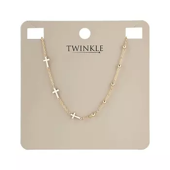 TWINKLE Цепочка GOLDEN CROSS