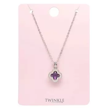 TWINKLE Цепочка с кулоном PURPLE FANTASY