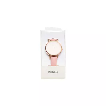 TWINKLE Часы с японским механизмом Pink Shiny Round