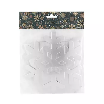 TWINKLE Гирлянда "Let It Snow" серебряная