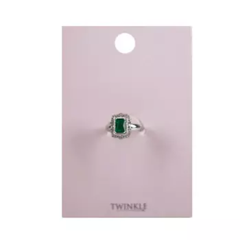 TWINKLE Кольцо Emerald