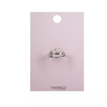 TWINKLE Набор колец Crown+Stone