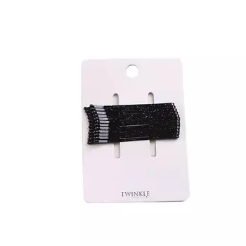 TWINKLE Набор невидимок для волос Black