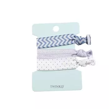 TWINKLE Набор резинок для волос Blue