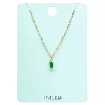 TWINKLE Ожерелье GREEN CRYSTAL