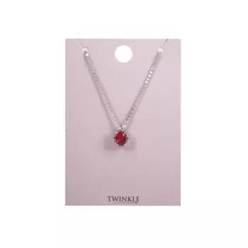 TWINKLE Подвеска с цепочкой Ruby