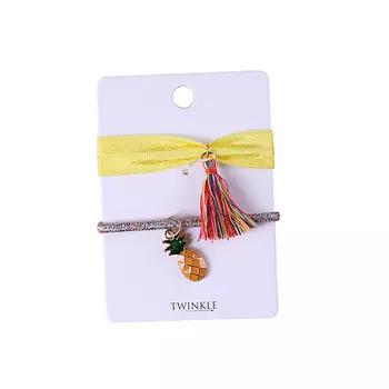 TWINKLE Резинки для волос 2 шт. Pineapple